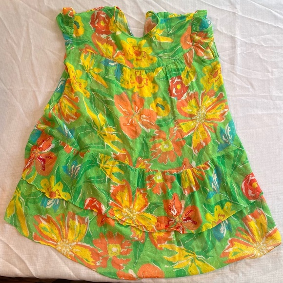 Verb by Pallavi Singhee Vibrant Floral Swing Blouse - Large - Picture 3 of 4
